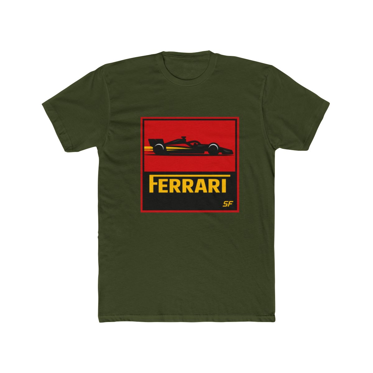 Scuderia Ferrari F1 racing team stamp - F1 T Shirt - alternate angle 4, merchandise