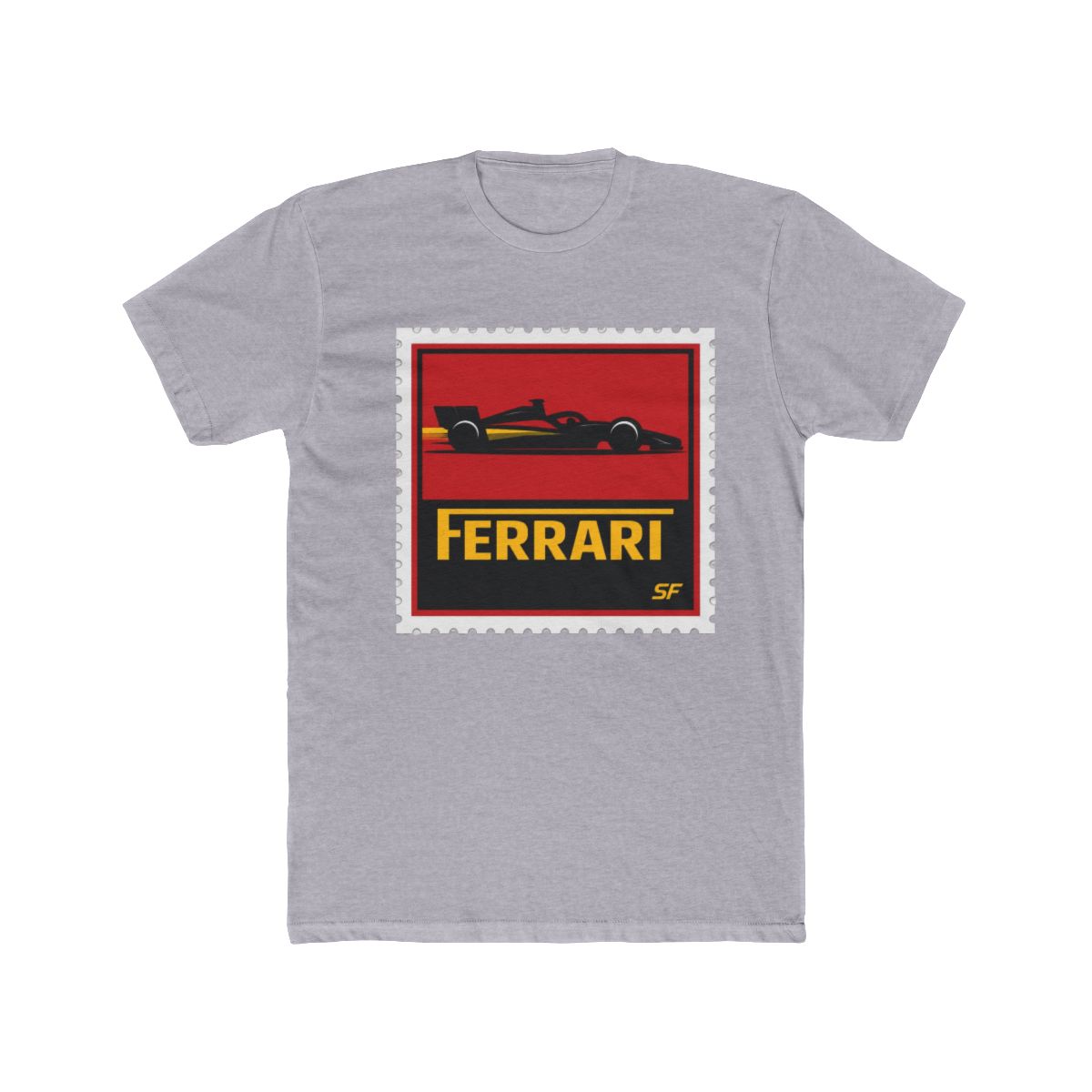 Scuderia Ferrari F1 racing team stamp - F1 Long Sleeve T Shirt - alternate angle 5, merchandise