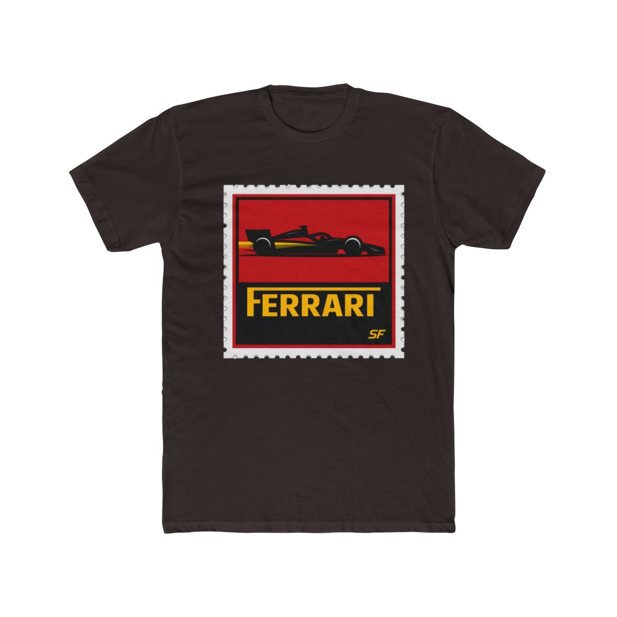Scuderia Ferrari F1 racing team stamp - F1 Long Sleeve T Shirt - alternate angle 4, merchandise