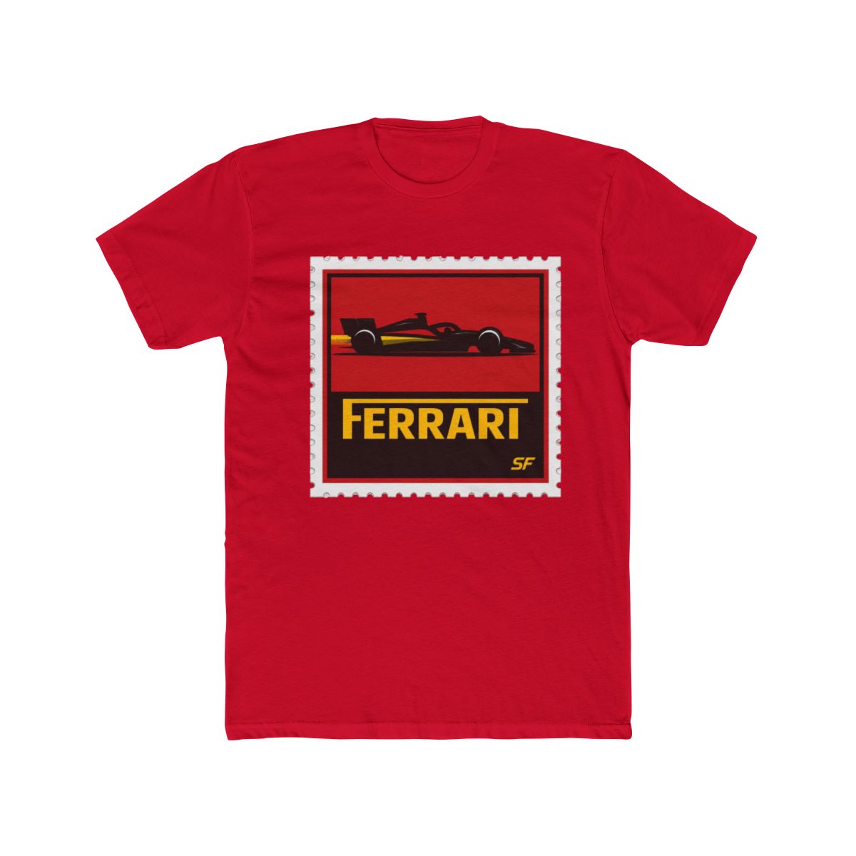 Scuderia Ferrari F1 racing team stamp - F1 Long Sleeve T Shirt - alternate angle 2, merchandise