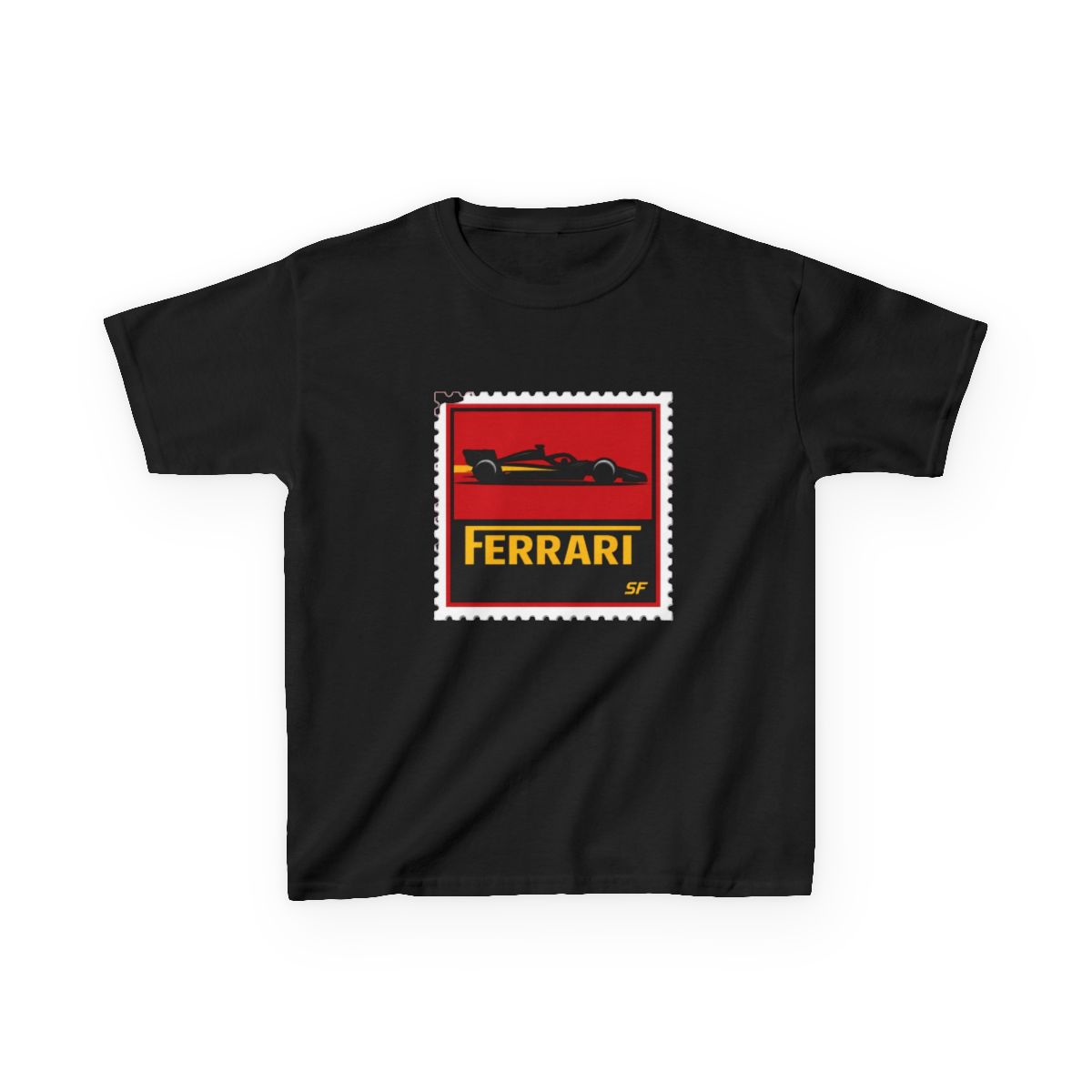 Scuderia Ferrari F1 racing team stamp - F1 Kids T-Shirt - alternate angle 5, merchandise