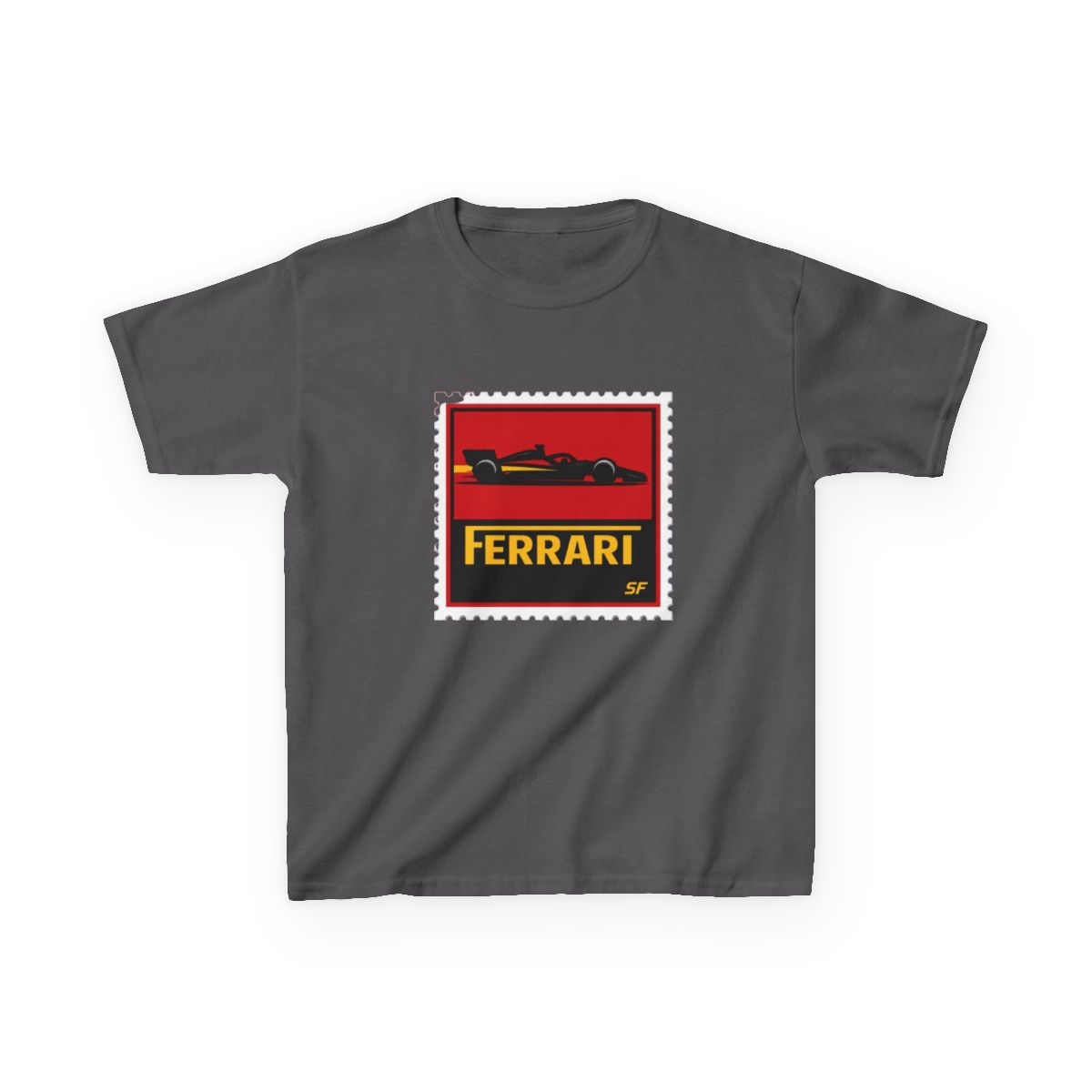 Scuderia Ferrari F1 racing team stamp - F1 Kids T-Shirt - alternate angle 2, merchandise