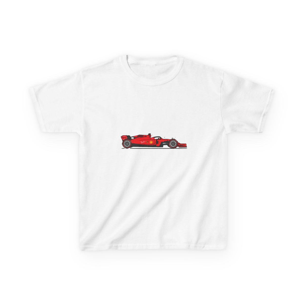 Charles Leclerc Ferrari Kids T-Shirt | Scuderia Ferrari - alternate angle 2, merchandise