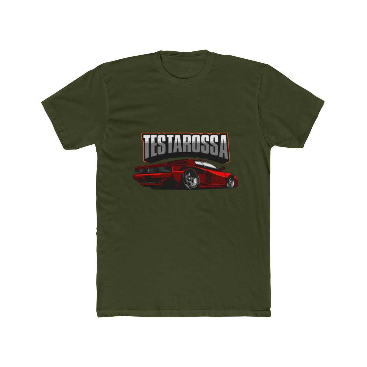 Ferrari Testarosa Red T Shirt | Scuderia Ferrari - alternate angle 4, merchandise