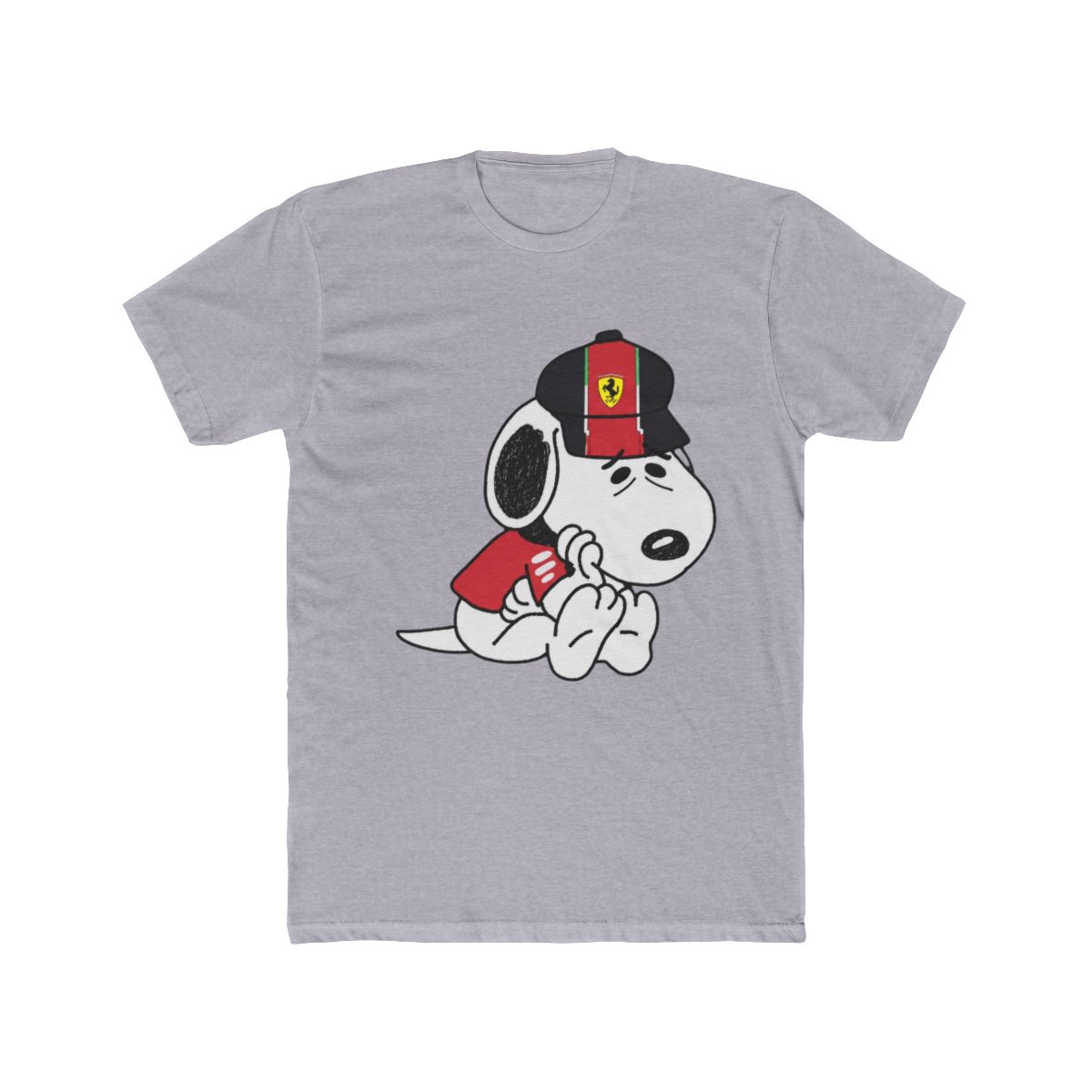 Sad Snoopy Scuderia Ferrari Fan T Shirt