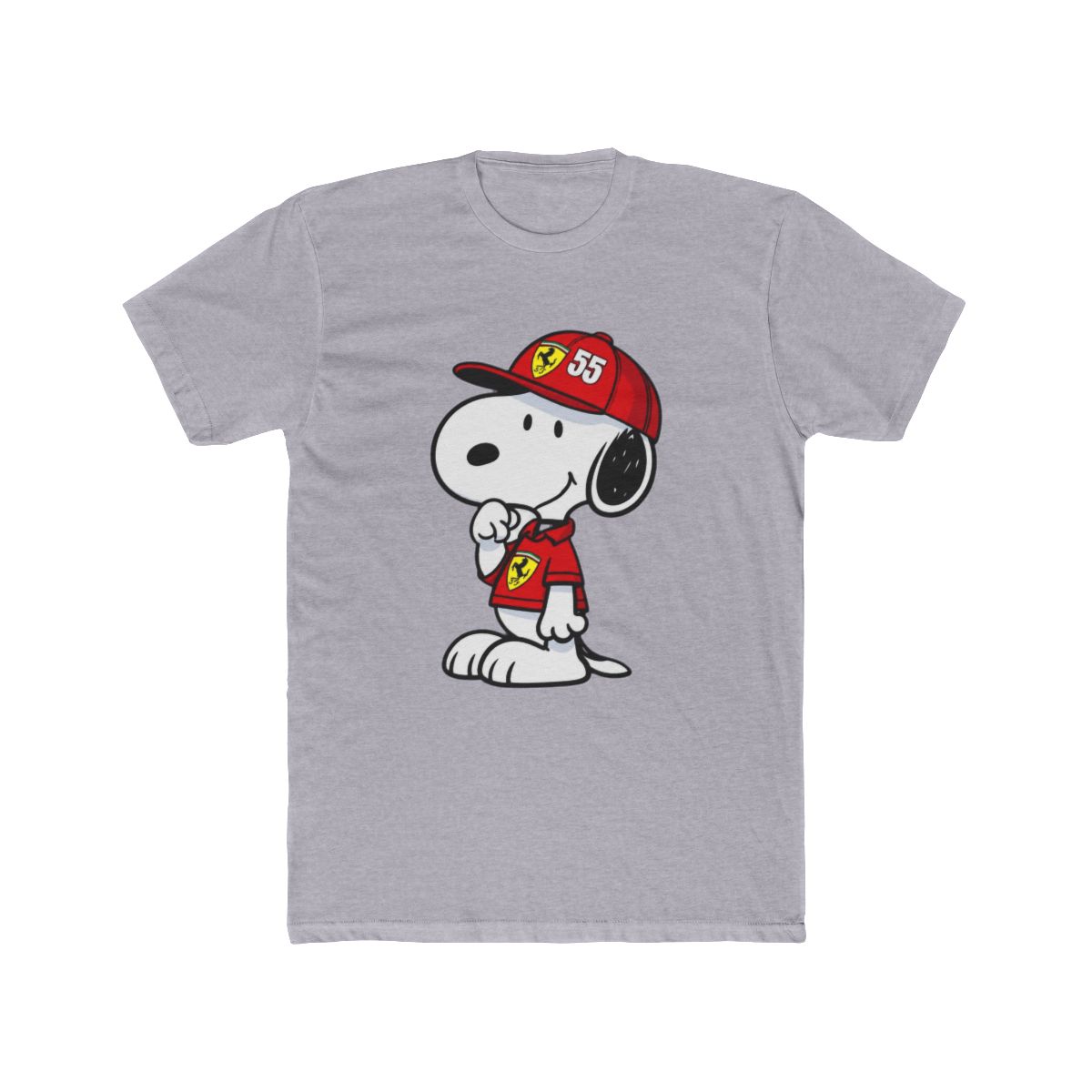 Snoopy Ferrari F1 Racing Fan T Shirt | Scuderia Ferrari - alternate angle 3, merchandise
