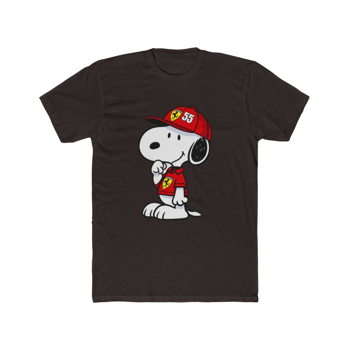 Snoopy Ferrari F1 Racing Fan T Shirt | Scuderia Ferrari - alternate angle 2, merchandise