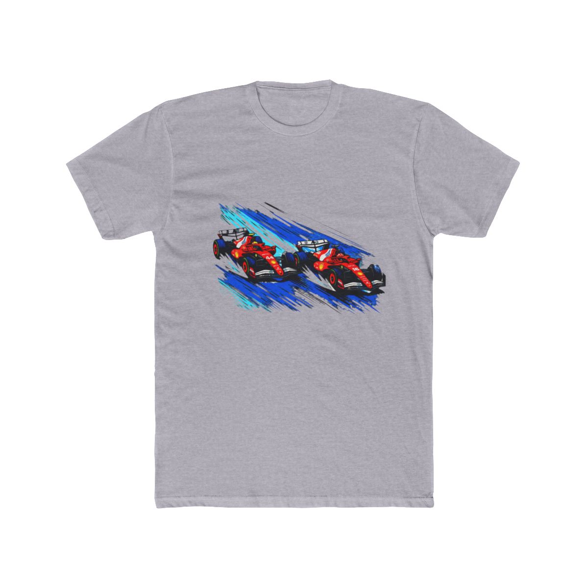 Lewis Hamilton vs Charles Leclerc's Ferrari Battle Melbourne 2025 T Shirt | Scuderia Ferrari - alternate angle 5, merchandise