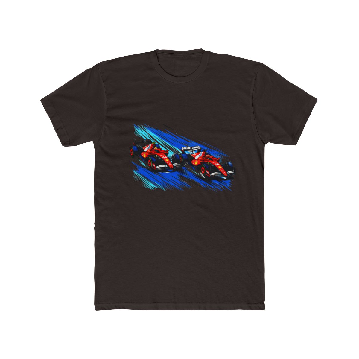 Lewis Hamilton vs Charles Leclerc's Ferrari Battle Melbourne 2025 T Shirt | Scuderia Ferrari - alternate angle 3, merchandise