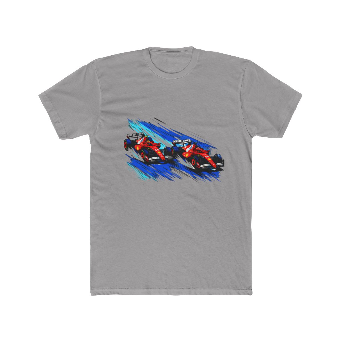 Lewis Hamilton vs Charles Leclerc's Ferrari Battle Melbourne 2025 T Shirt | Scuderia Ferrari - alternate angle 2, merchandise