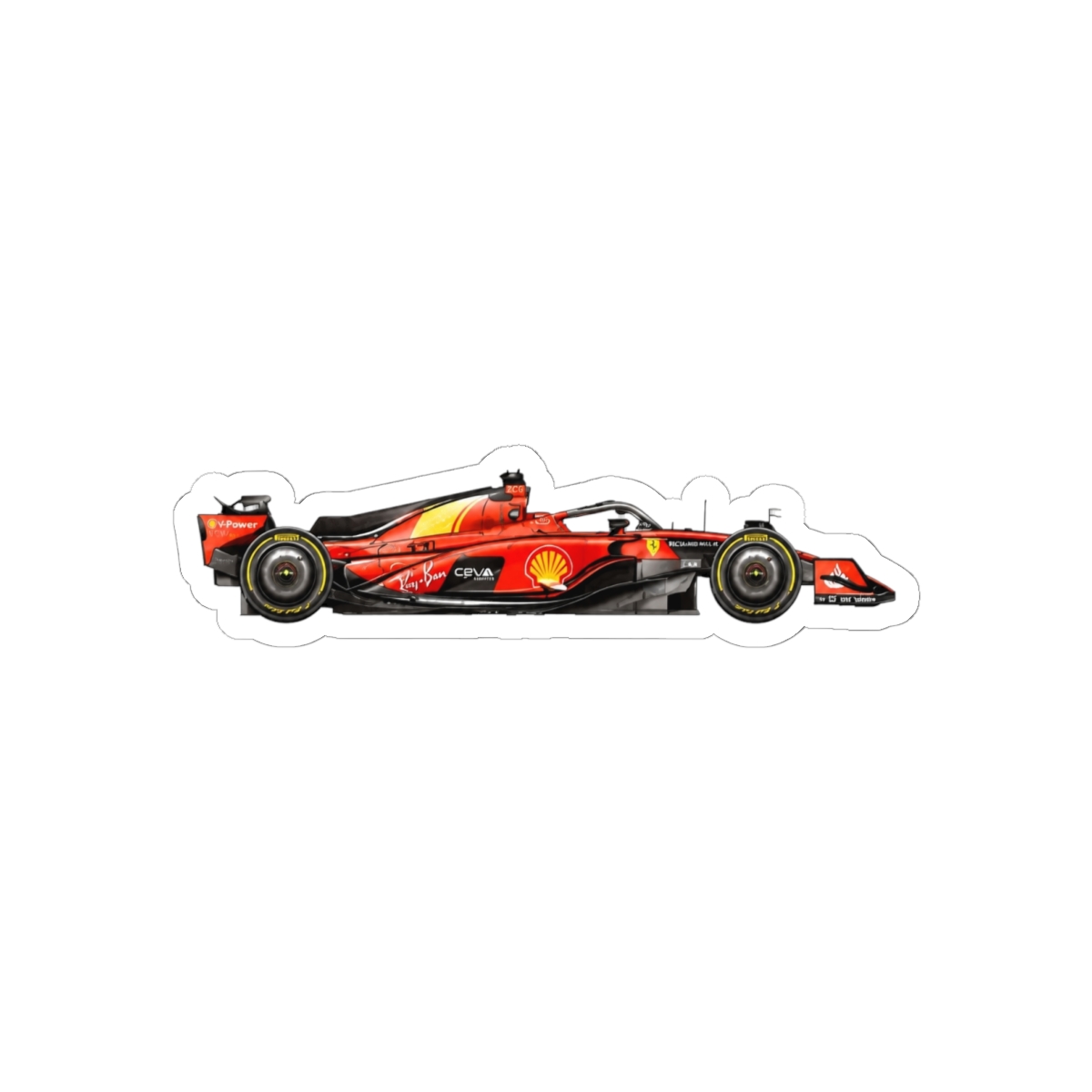 Ferrari 2023 Monza Sticker | Scuderia Ferrari