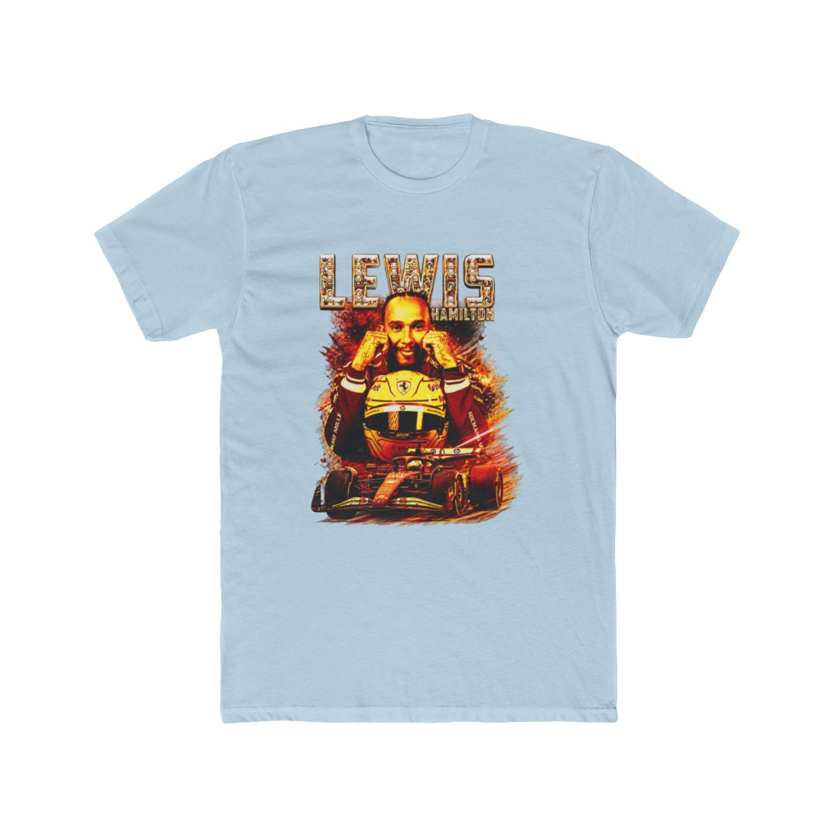 Vintage style Scuderia Ferrari car racer T Shirt - alternate angle 3, merchandise