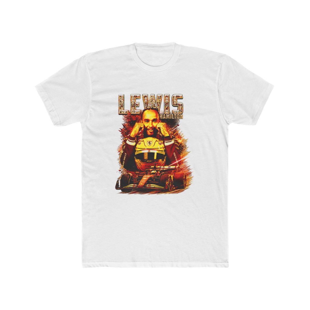 Vintage style Scuderia Ferrari car racer T Shirt - alternate angle 5, merchandise